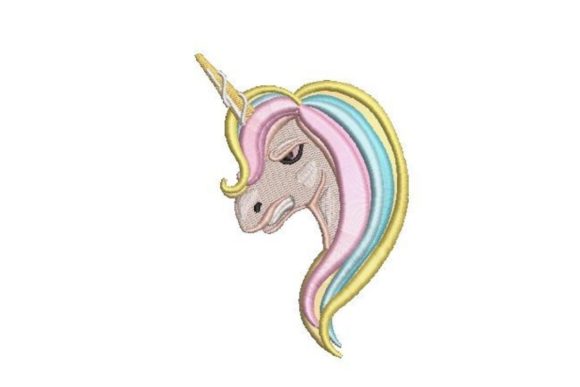 Angry Unicorn: A Sassy Embroidery Design for Branded Merch