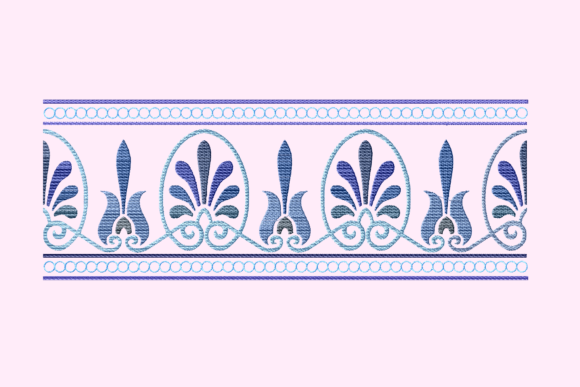 Arabesque Chain Border: A Designer's Take for Boutique Apparel