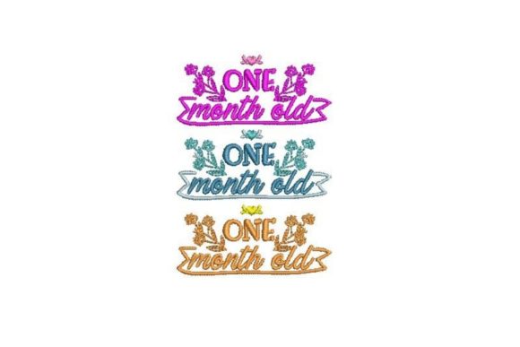 Baby Milestone 1 Month: A Designer’s Stitch Test
