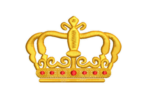 Classic King Crown: A Royal Addition for Your Embroidery Shop