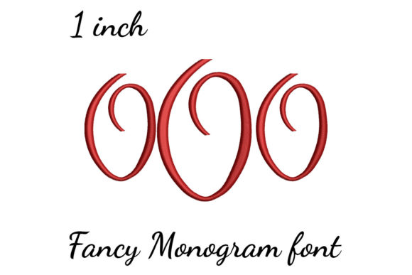 O Monogram Font Fancy: Boutique Embroidery Review