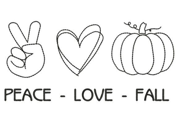 Peace Love Fall: An Embroidery Design Review for Etsy Sellers
