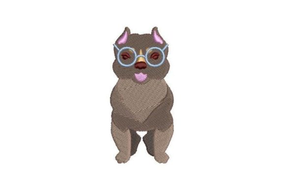 Pitbull Wearing Glasses: An Embroidery Designer’s Review