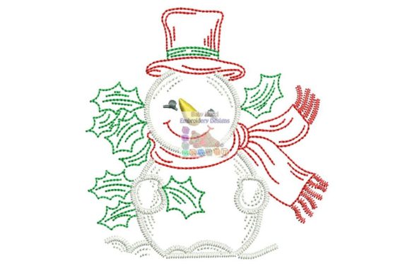 Snowman with Holly Leaves: A Designer's Hands-On Review