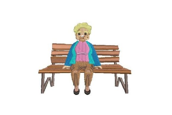 White Elderly Woman Sitting: A Designer Review